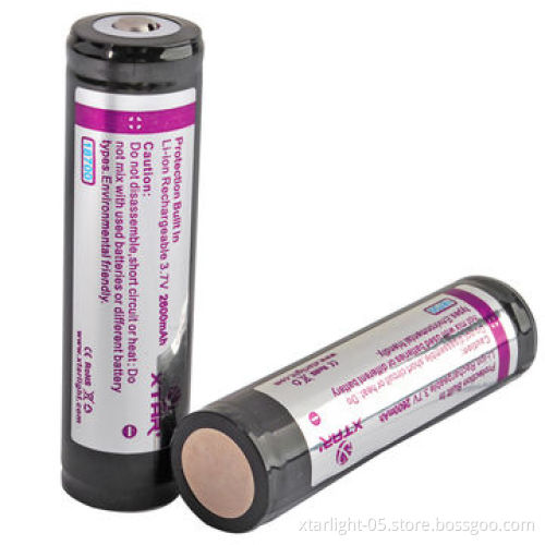 Battery 18650, 2,600mAh, designed for high-performance flashlights and electronic cigarette